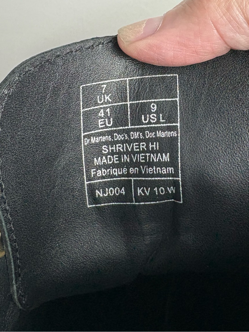 Dr. Martens Black Lace-Up Combat Boots - Picture 7 of 10